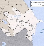 Map Azerbaijan in English