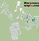 Map of Zhigulevsk