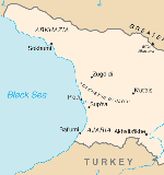Map Georgia in English