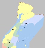 Map of Kamchatka Krai