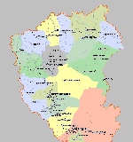 Map of Kemerovo Oblast 