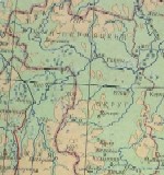 Map of Komi-  