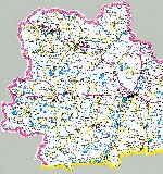 Map of Kurgan Oblast