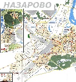 Map of Nazarovo