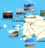 Map of Belitung Island