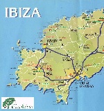 Map of Ibiza Island