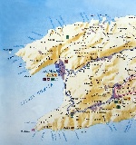 Map of Island Vis