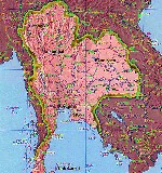 Map of Thailand