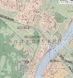 Map of Volkhov