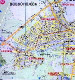 Map of Vsevolozhsk